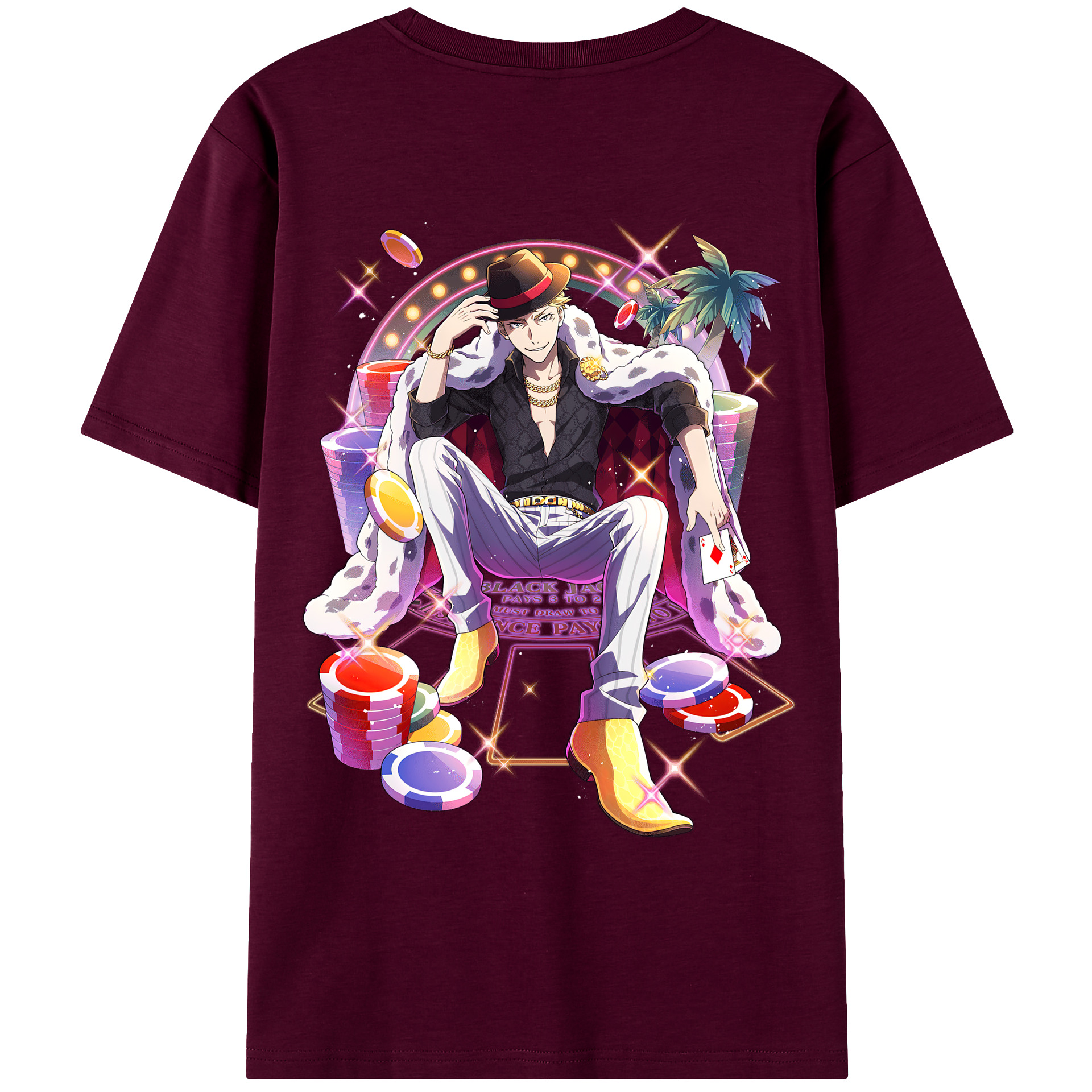 （画像用） 文豪ストレイドッグス Bungo Stray Dogs レディース半袖Tシャツ(バックプリント)